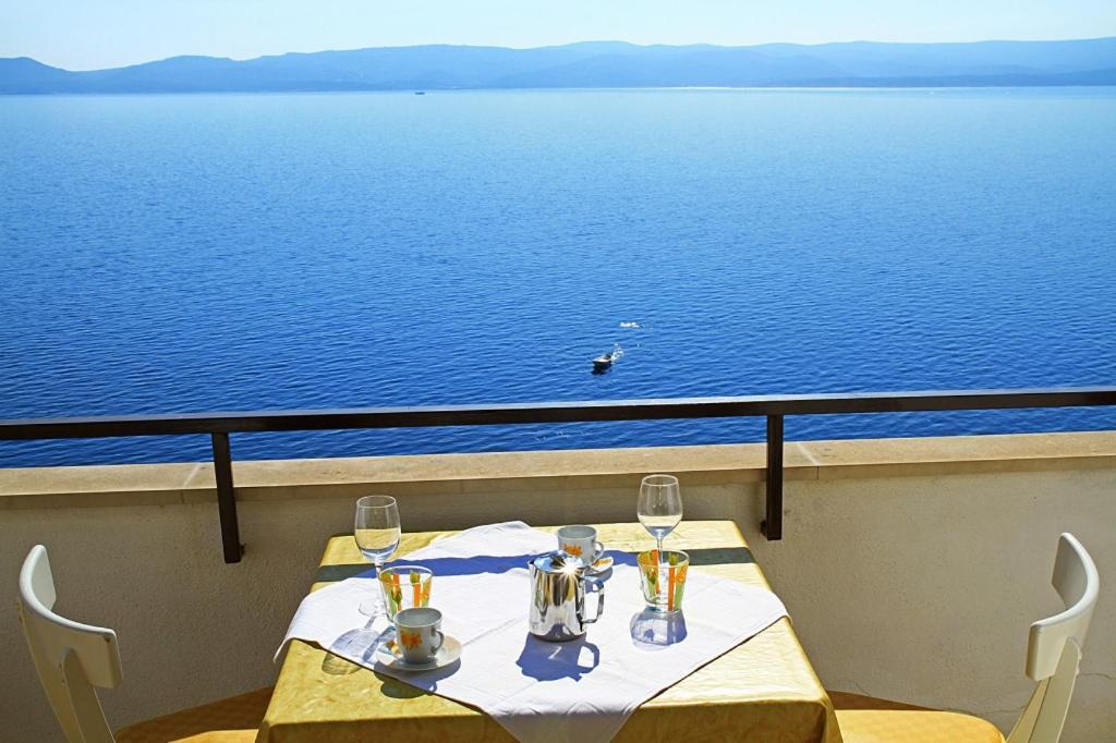 Studio Apartment In Pisak With Seaview, Terrace, Air Condition, Wifi Esterno foto